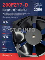 Вентилятор  200FZY7-D  - st-e.info - Екатеринбург