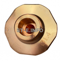 Сопло шестигранное для лазерной резки Raytools д.1,2мм арт. BD32-15-12-S - st-e.info - Екатеринбург