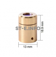 Защитный колпачок с защитным стеклом для QBH коннектора оптоволокна MAXQBHE05 - st-e.info - Екатеринбург