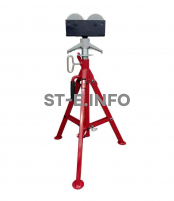 Опора высокая роликовая для труб ST 28-48 диаметр труб 12-300 см - st-e.info - Екатеринбург