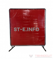 Экран защитный 1.74х2.34m, красный - st-e.info - Екатеринбург