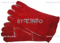 Перчатки-краги сварщика TETU 104 KEVLAR RED - st-e.info - Екатеринбург