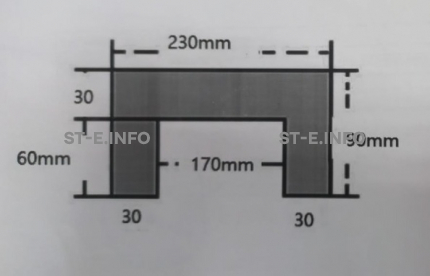 Гофрозащита усиленная 3600x230x30 для станков  - st-e.info - Екатеринбург