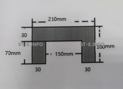 Гофрозащита усиленная 7000x210x30 для станков  - st-e.info - Екатеринбург