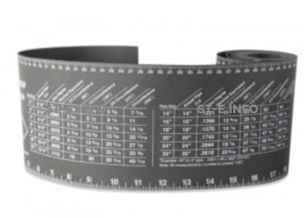 Лента для разметки труб 128mm*1830mm GOLD PREMIUM - st-e.info - Екатеринбург