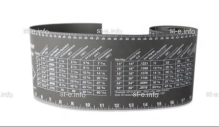Лента для разметки труб 100mm*1220mm - st-e.info - Екатеринбург